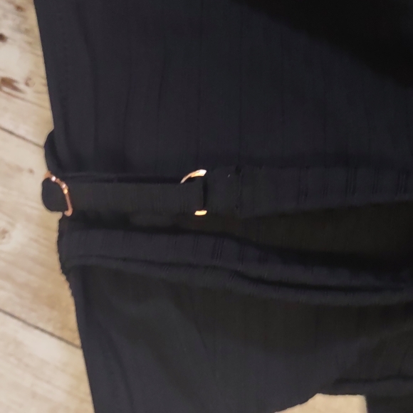 Shade & Shore Ribbed Cut Out One Piece Swimsuit Black - Picture 7 of 11